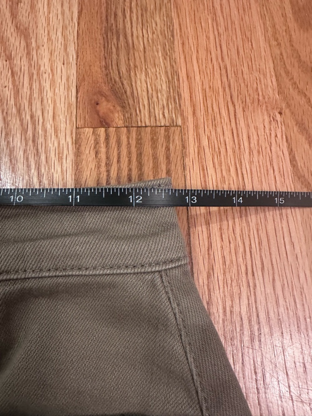 NWT Rails Laurel Stretch Cotton Cargo Skirt, Washed Olive, Size 23 - Picture 8 of 16